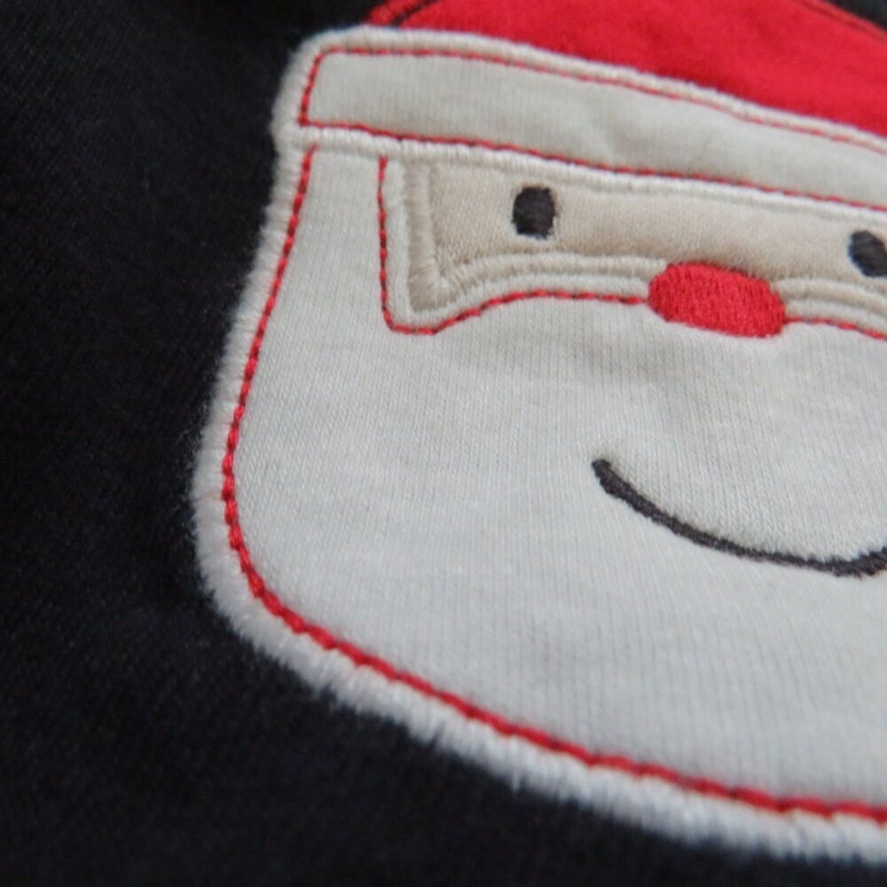 Baby Santa heather gray outfit 2pc bodysuit and pants - Picture 6 of 7